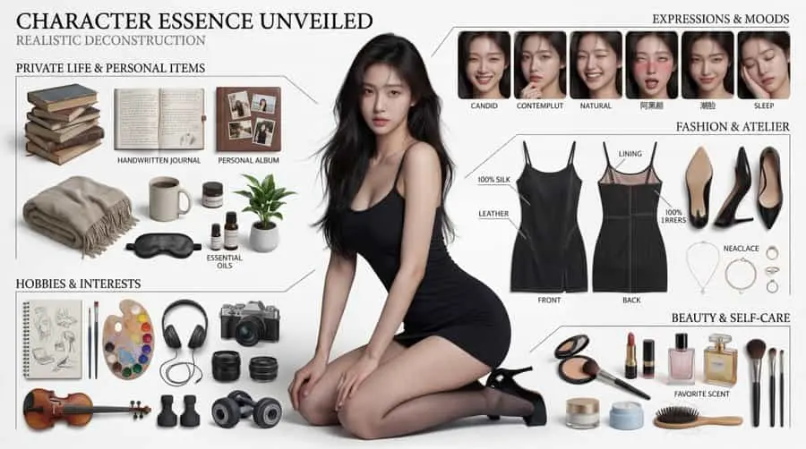 3D Realistic Deconstruction Prompt