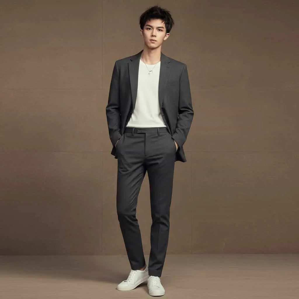 High-end studio fashion portrait