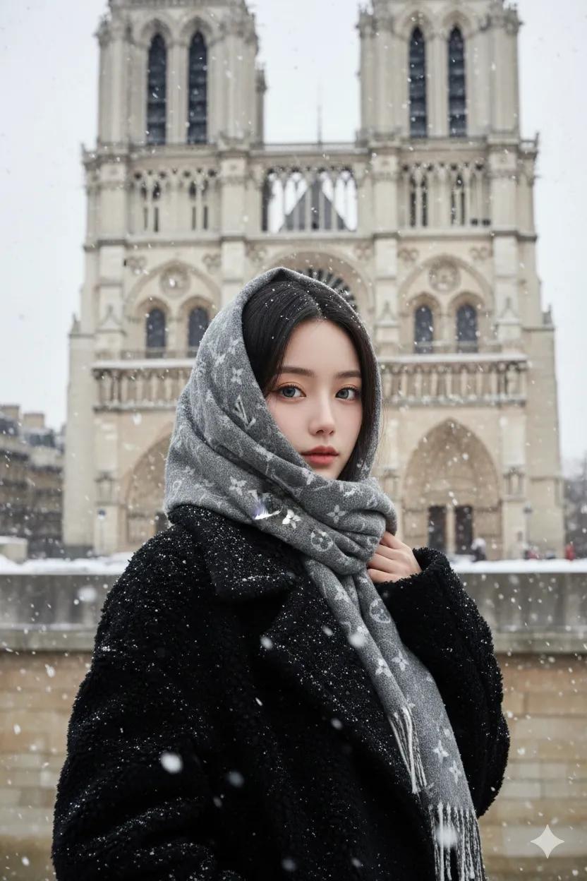 Photos of Notre Dame Cathedral Prompt