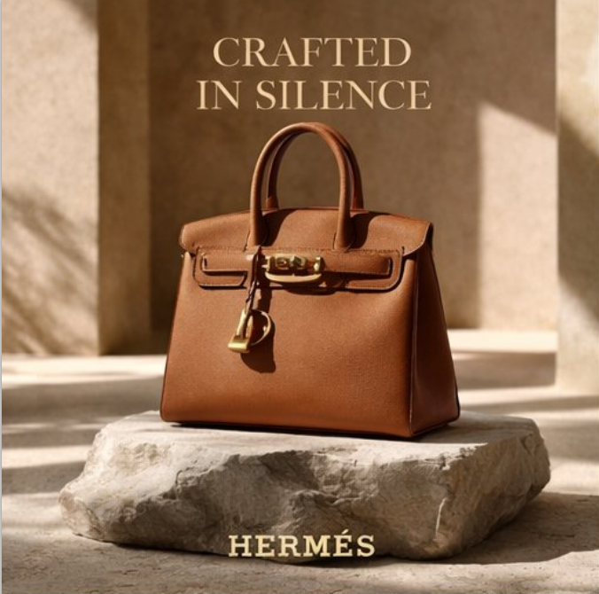 Luxury handbag advertising prompt
