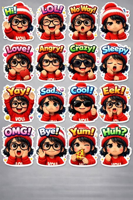 A cute 3D chibi cartoon girl with short black hair