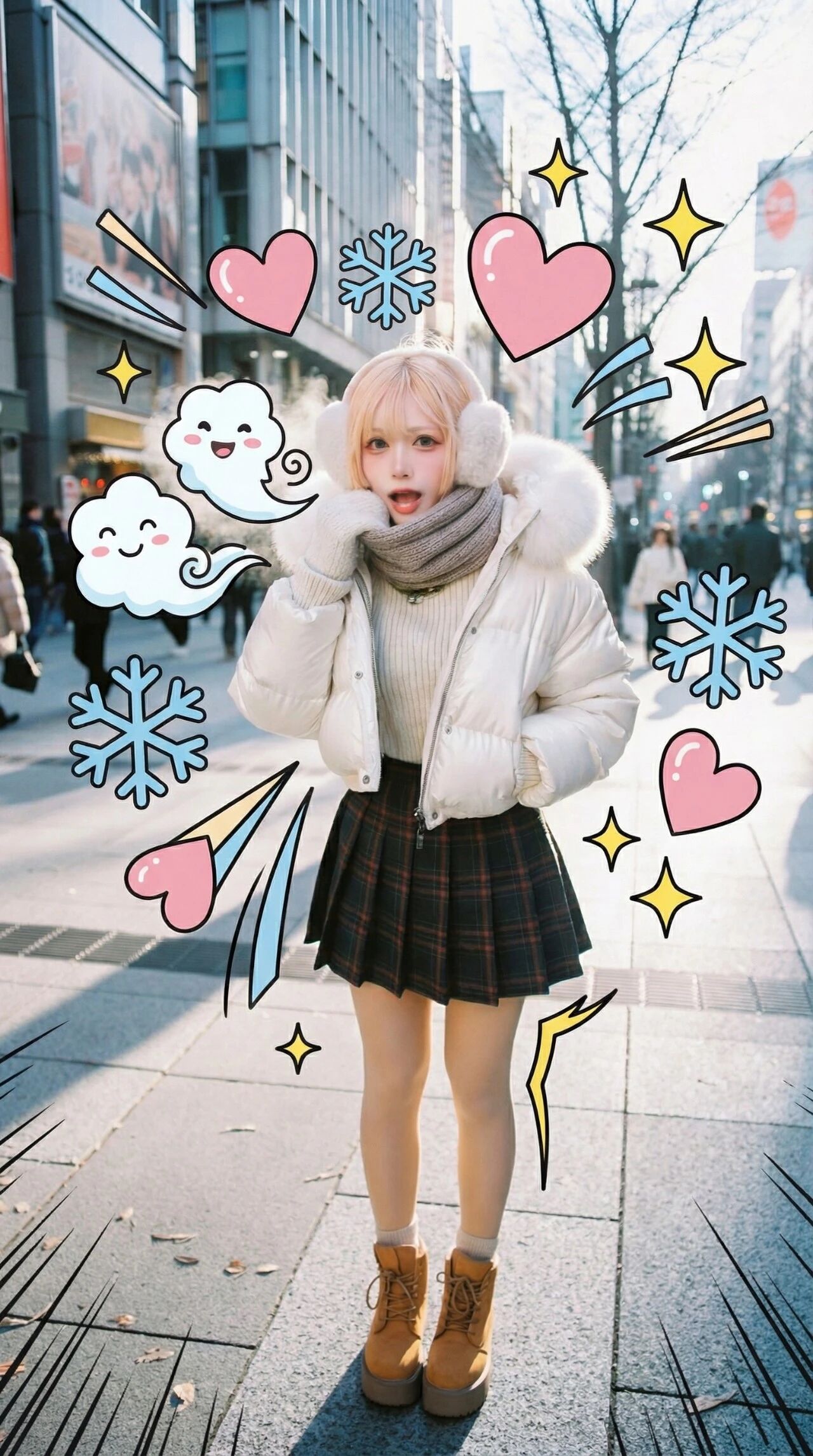 Spicy girl graffiti photo prompt