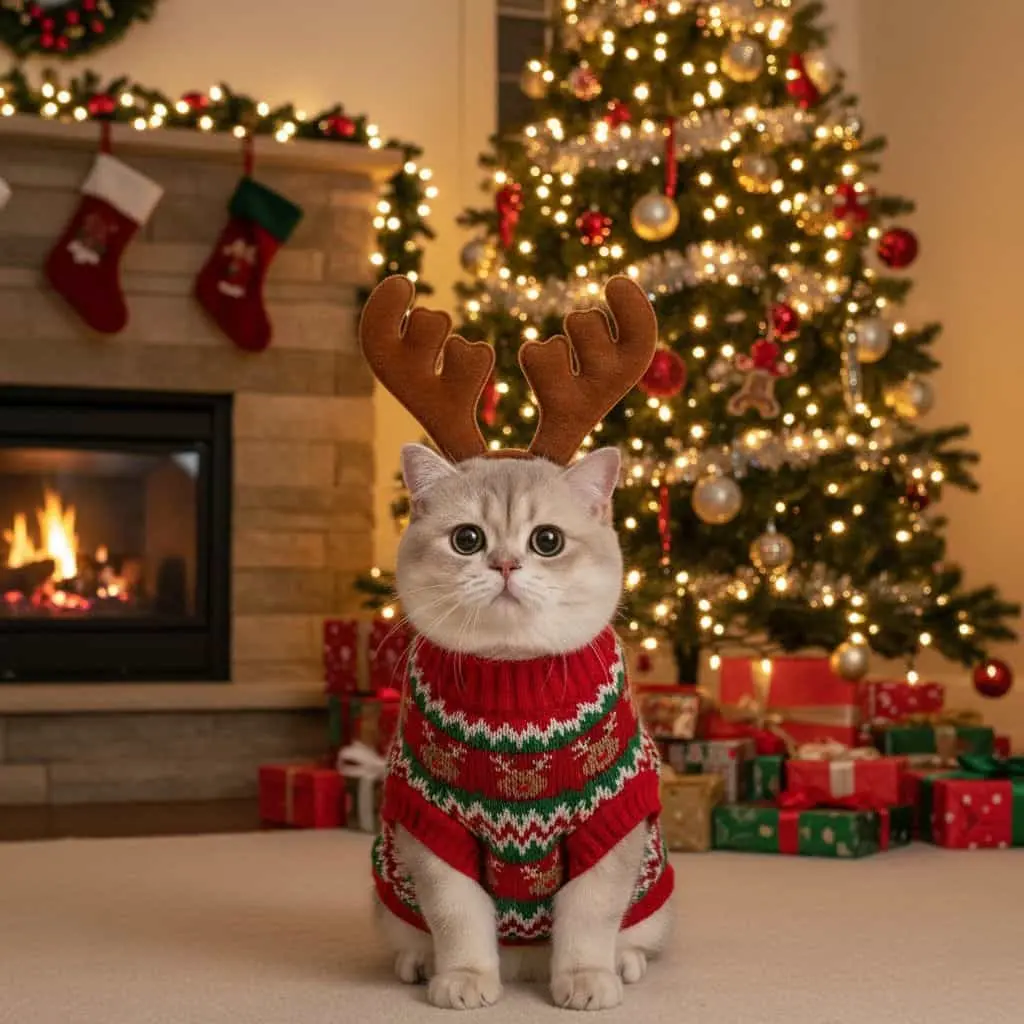 Create a Christmas photo of your pet